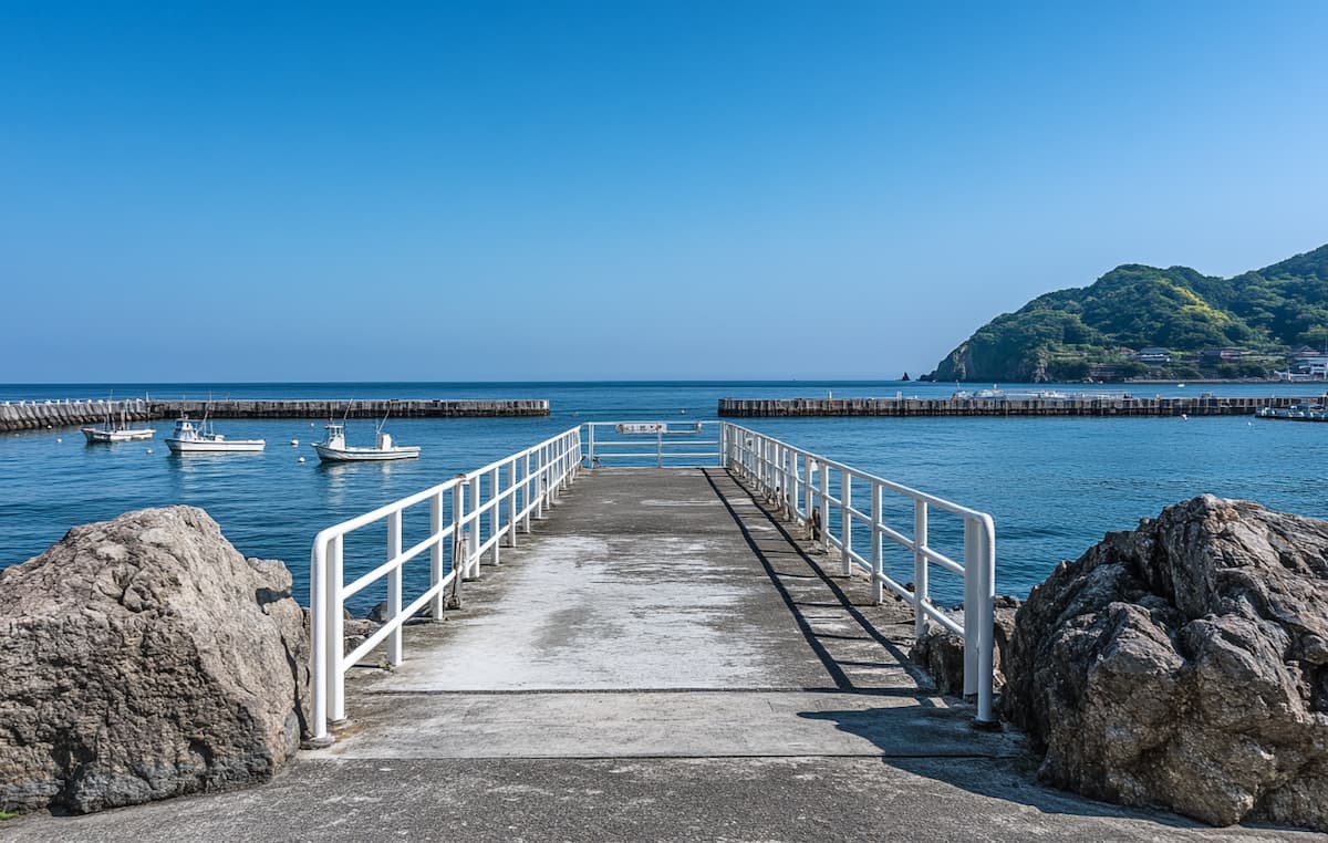 綺麗な三陸の岸壁